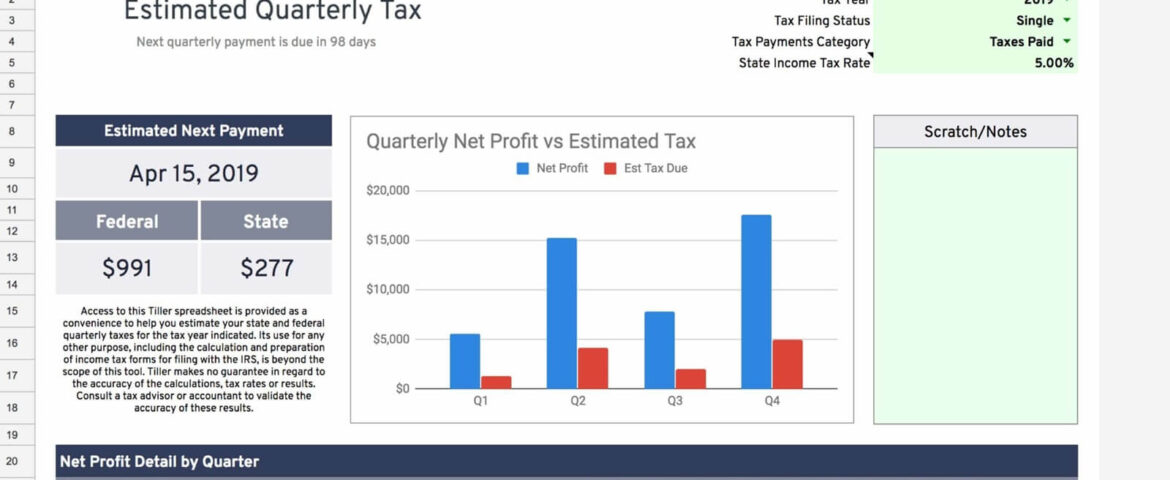 Quarterly Estimated Tax Spreadsheet scaled quarterly estimated tax spreadsheet