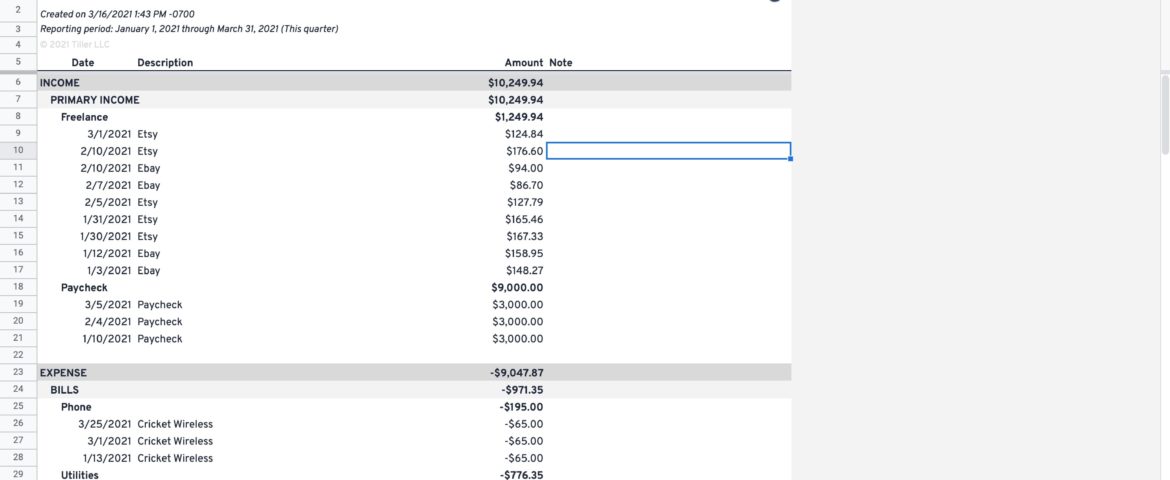 Category Rollup Report for Google Sheets category rollup report for google sheets