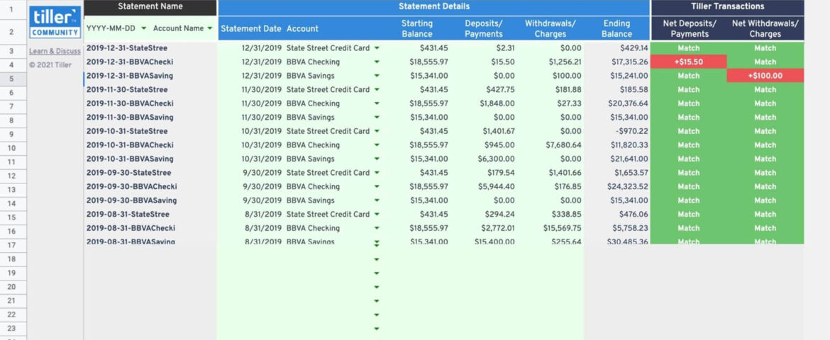 Bank Statement Reconciliation Sheet bank statement reconciliation sheet