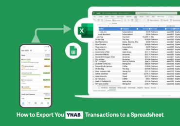 How to Export Your YNAB Transactions to a Spreadsheet