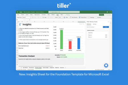 New: Insights Sheet Now Available For Tiller Foundation Template For