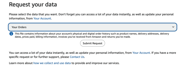 How To Download Your Amazon Order History Report In 3 Steps-Tiller