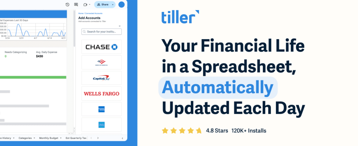 Your Financial Life in a Spreadsheet Automatically Updated Each Day 1