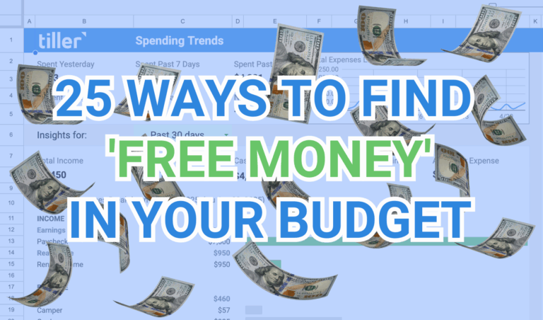 25 Ways to Find 'Free Money' in Your Budget