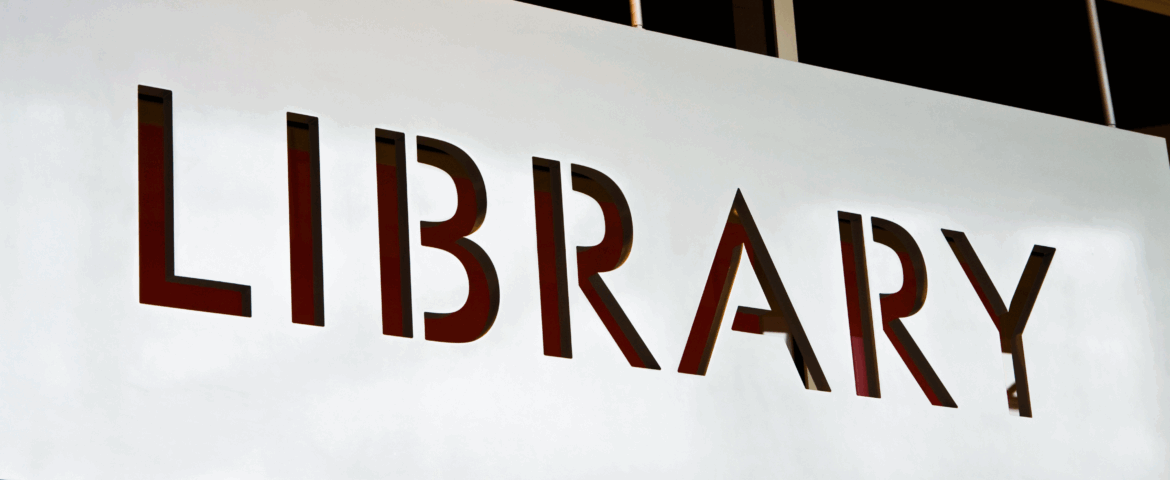 Library Sign