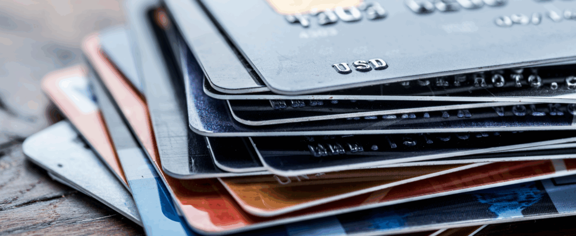 pile of credit cards