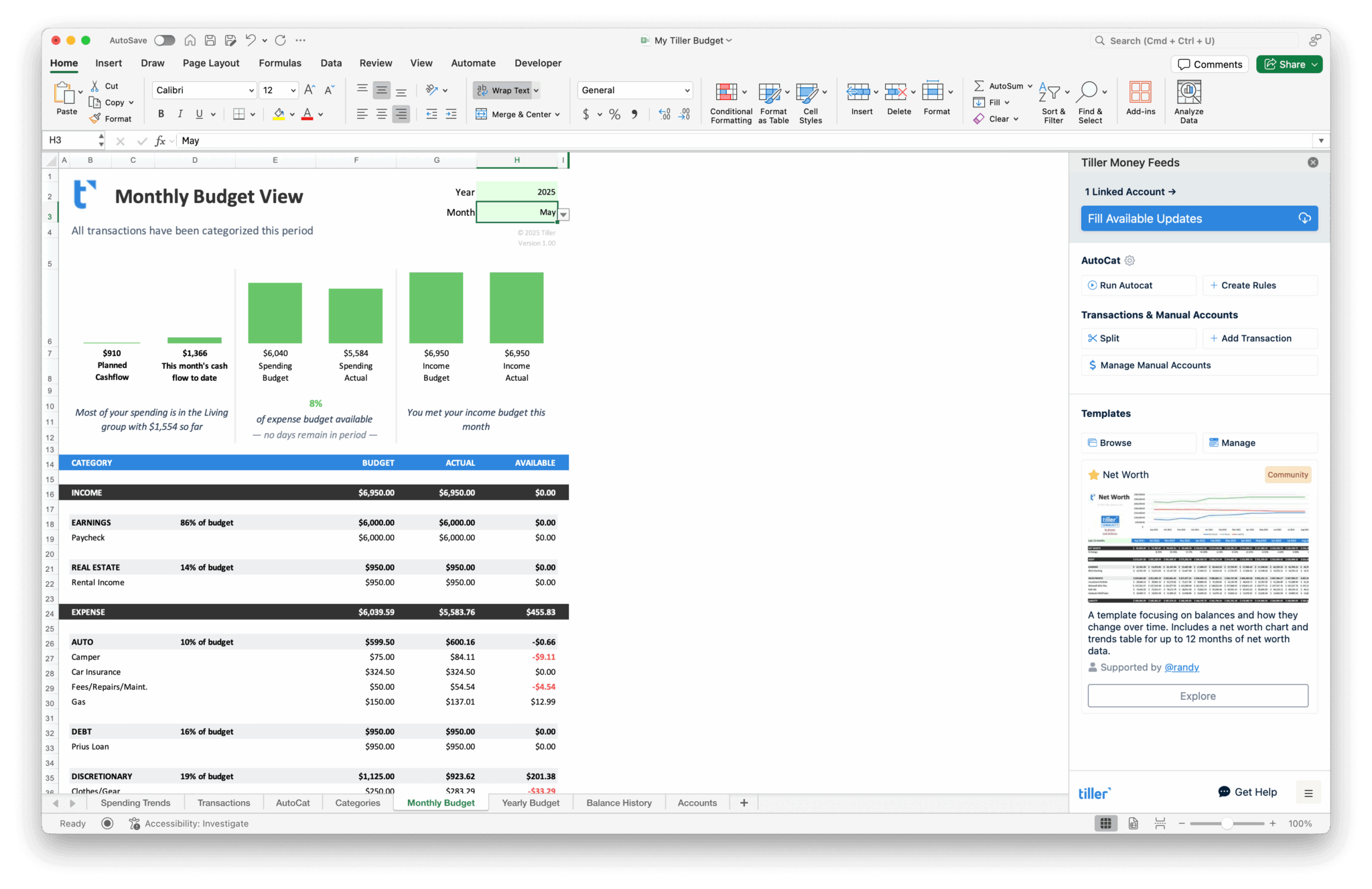 Excel budget tmf main How Does Automating Finance Tracking Change Everything?