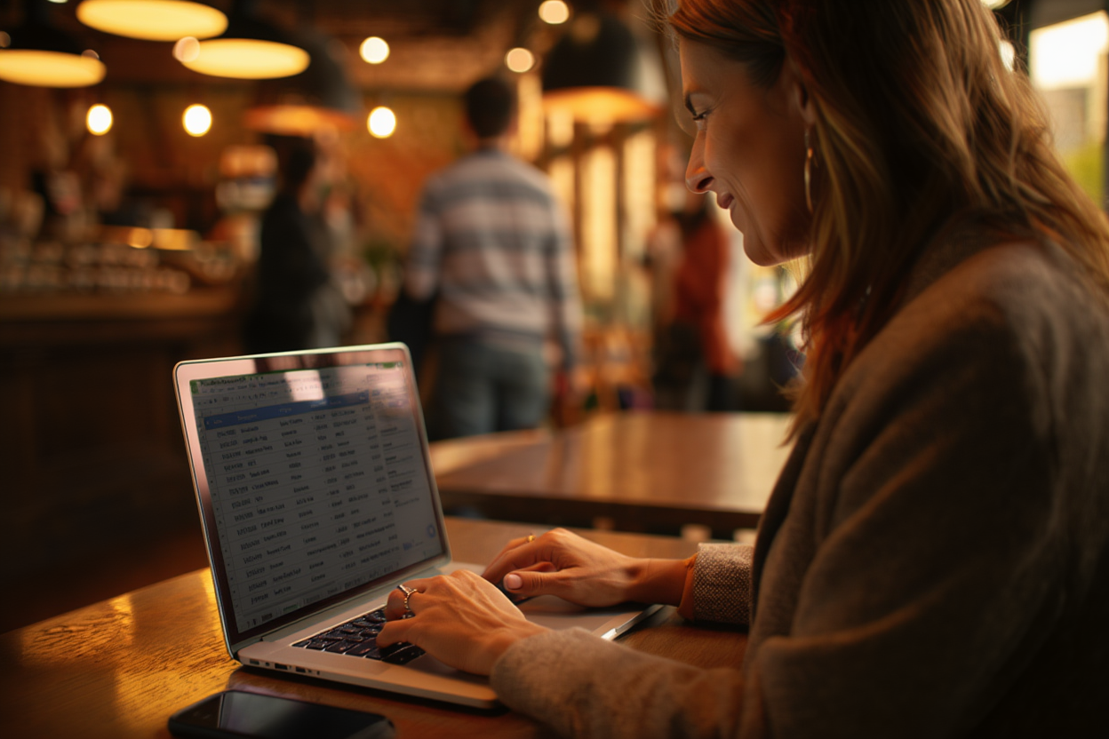 Golden Hour Secure bank connection workflow showing how Tiller automatically syncs transactions to spreadsheets