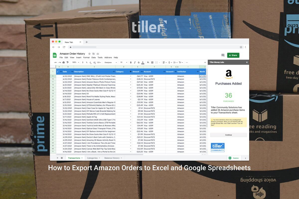 How to Export Amazon Orders to Excel and Google Spreadsheets Updated for 2026 How to Export Amazon Orders to Excel and Google Spreadsheets Updated for 2026
