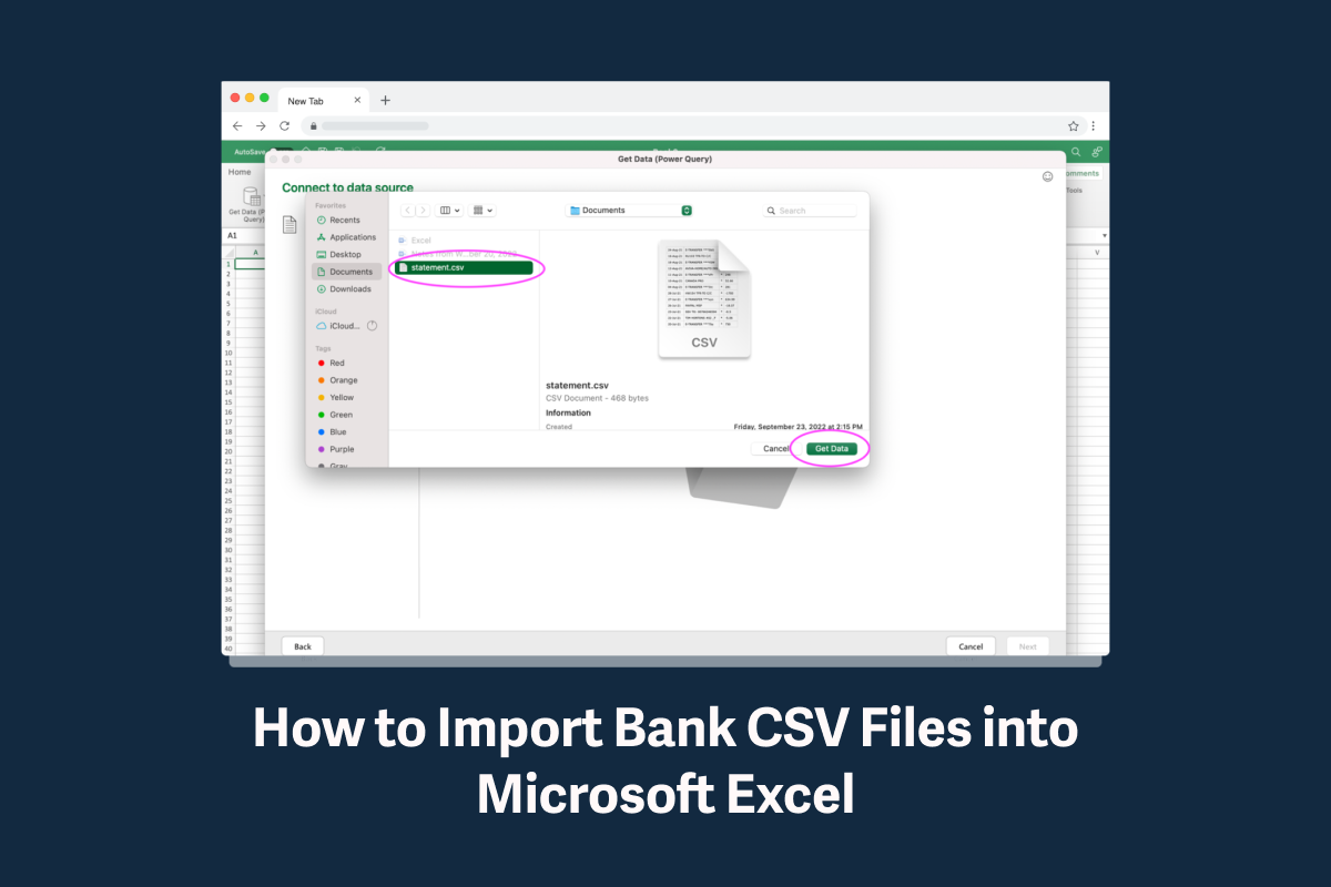 How to Import Bank CSV Files into Microsoft How to Import Bank CSV Files into Microsoft Excel