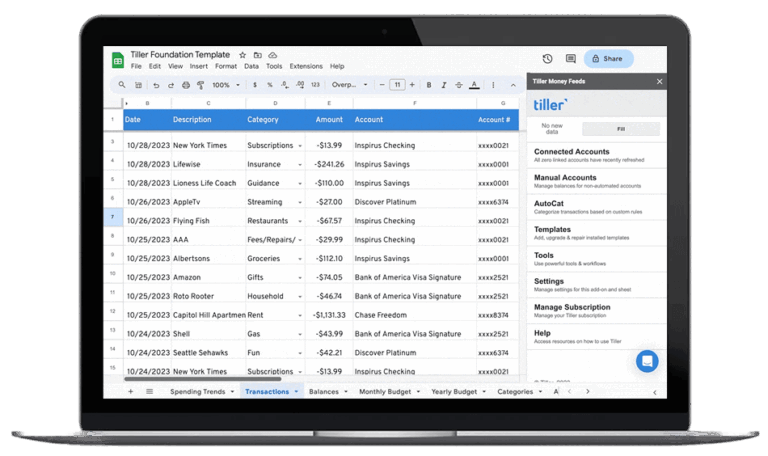 Free Personal Finance Spreadsheet Templates | Google Sheets & Excel ...