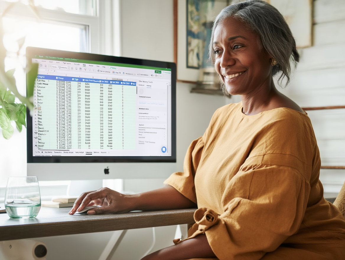 Tiller Categories Woman 2 1 Complete spreadsheet financial system showing budgeting, net worth, and spending categories in Google Sheets