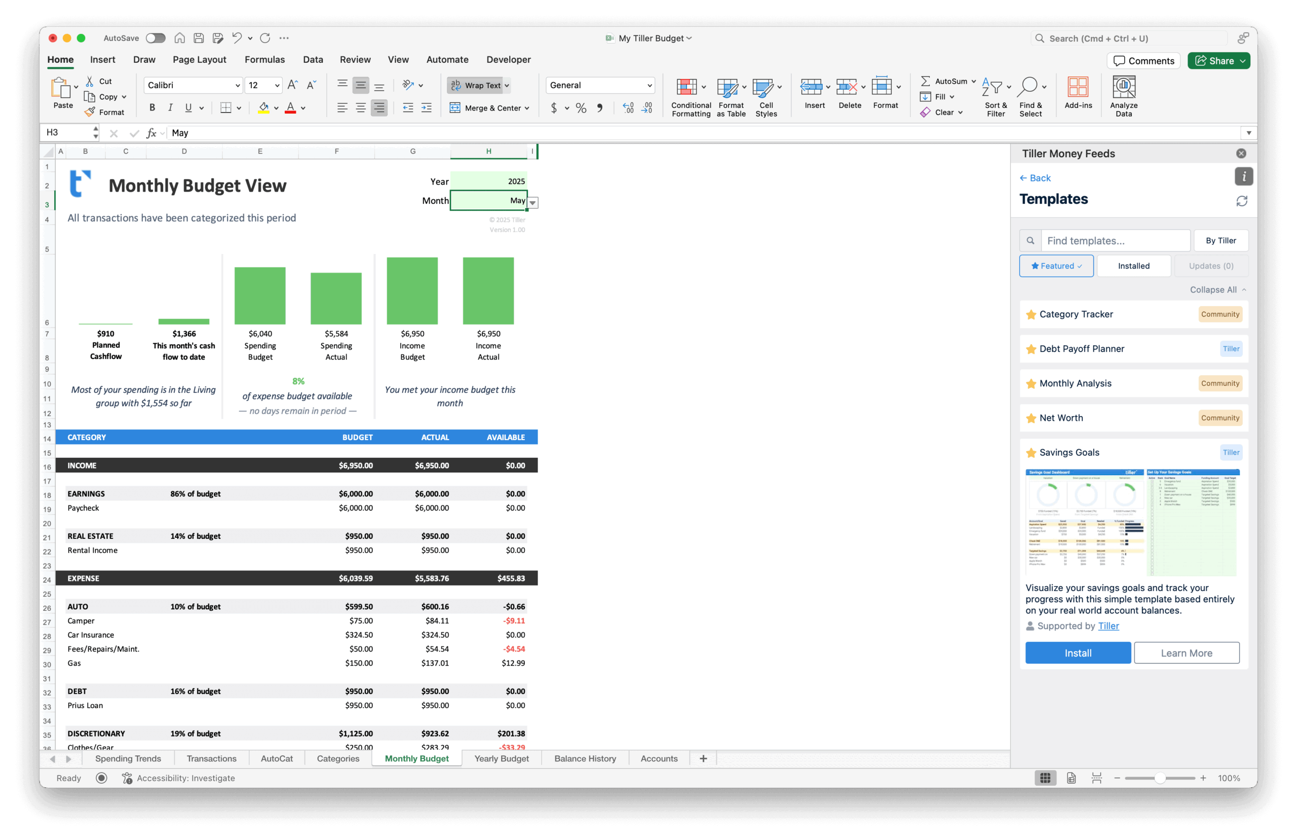 excel budget templates scaled Budget Tracking in Google Sheets Guide