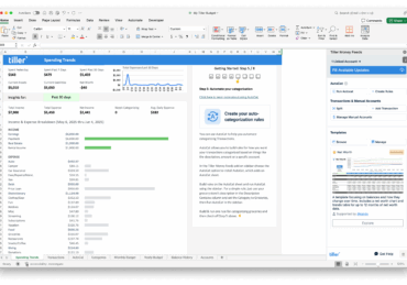 excel spending trends main excel spending trends main