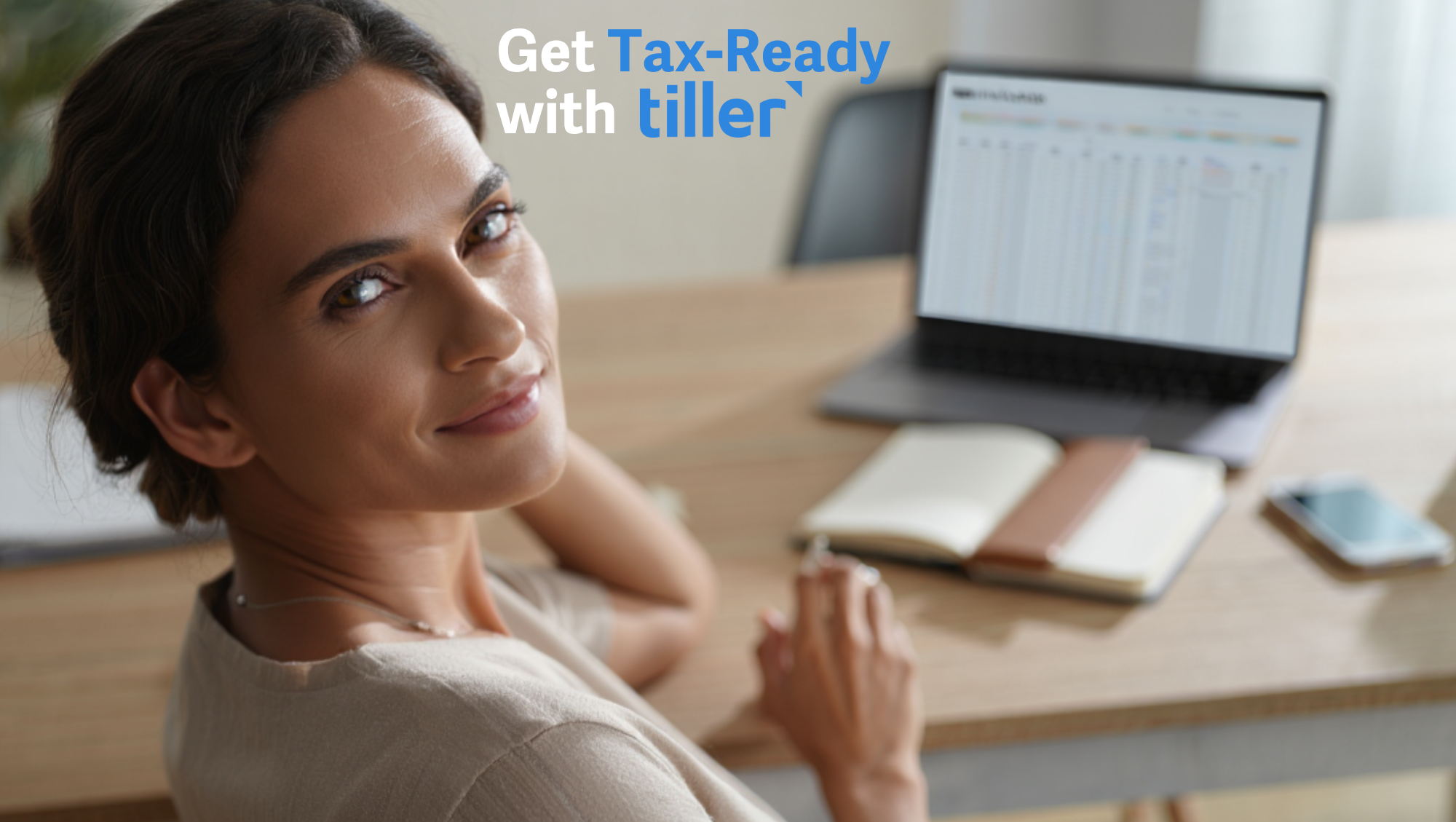 Tiller newsletter tax hero dark 6 Get Tax Ready with Tiller