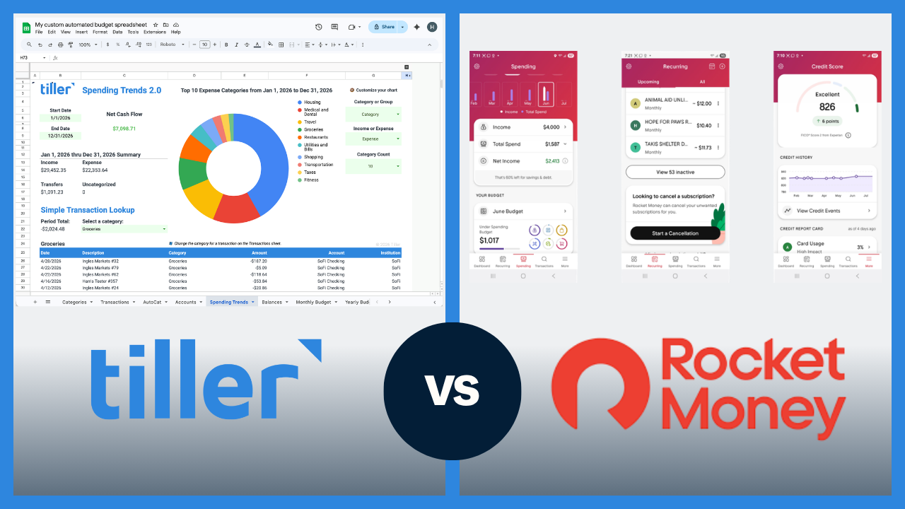 Tiller Vs Rocket Money 1 Tiller Vs Rocket Money 1