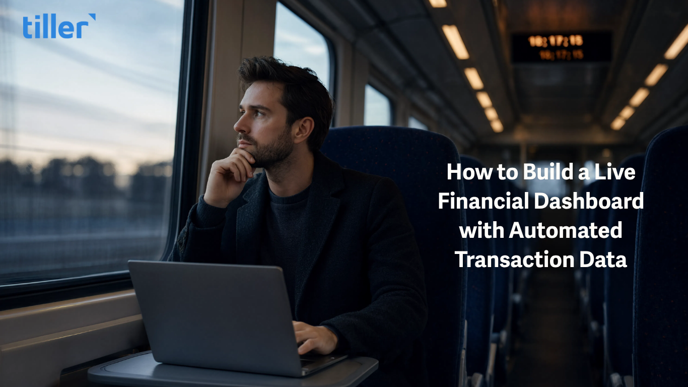 Build a Live Financial Dashboard Build a Live Financial Dashboard